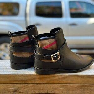 Authentic Burberry Black Boots